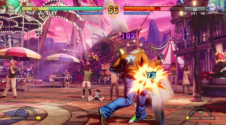 Fatal Fury: City of the Wolves - Terry versus Hypen.