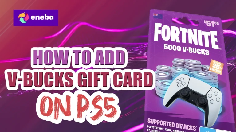Cómo canjear una tarjeta regalo de V-Bucks en la PS5