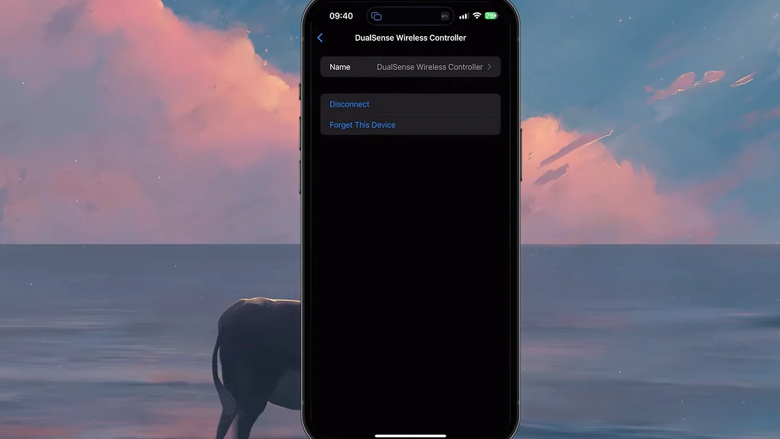 A phone displaying wifi settings