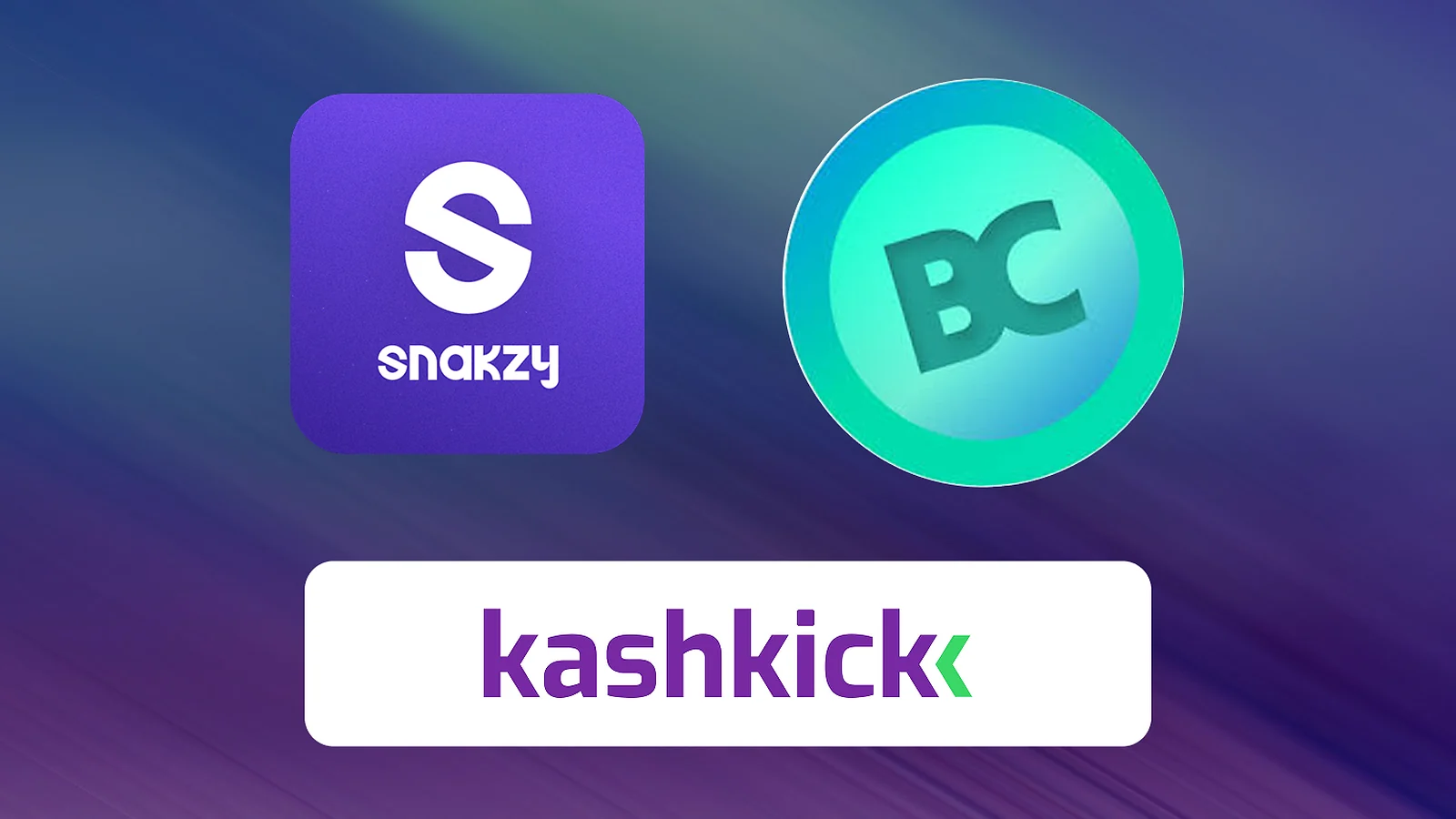 Snakzy, Bigcash asnd Kashkick logos