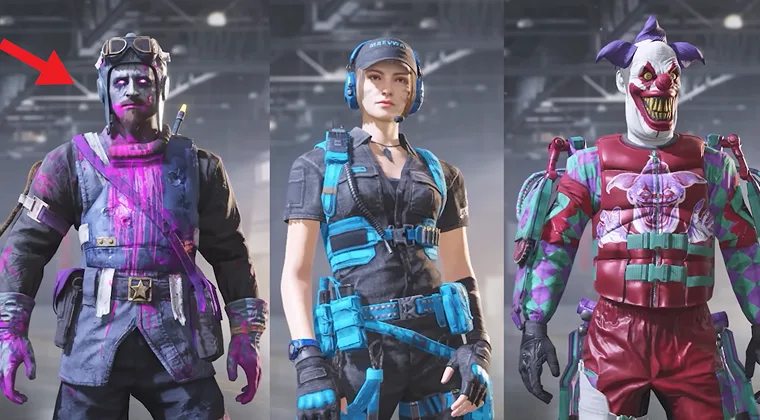Three characters of COD