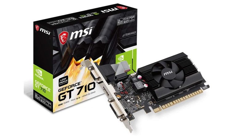 MSI GeForce GT 710 2GD3 - Best Low-Profile GPU for Work