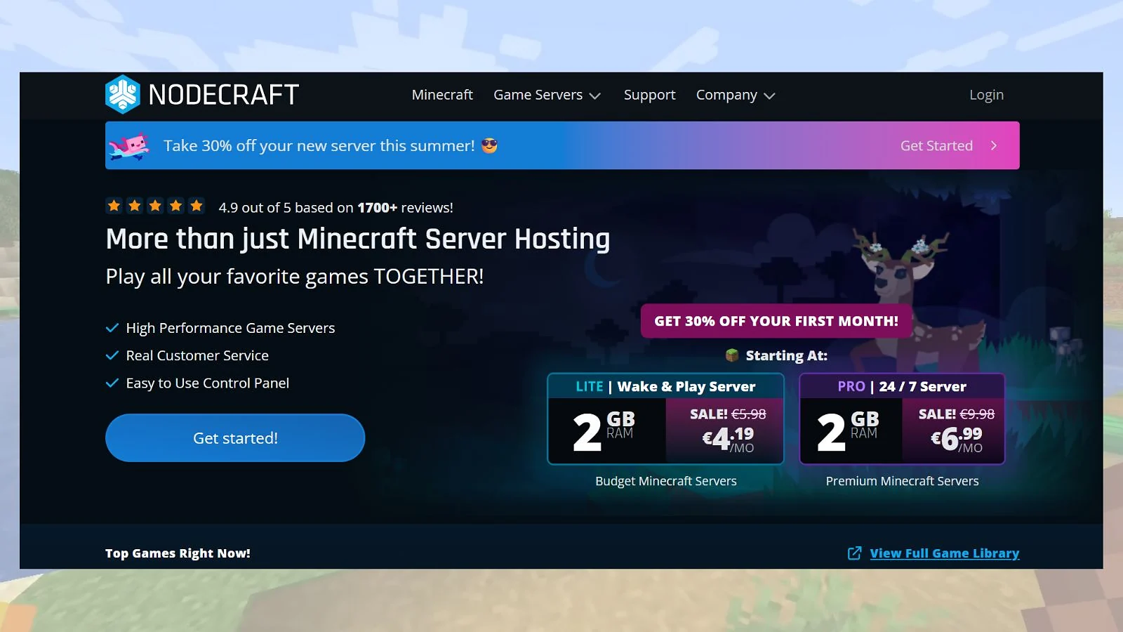 Nodecraft - Best User Interface