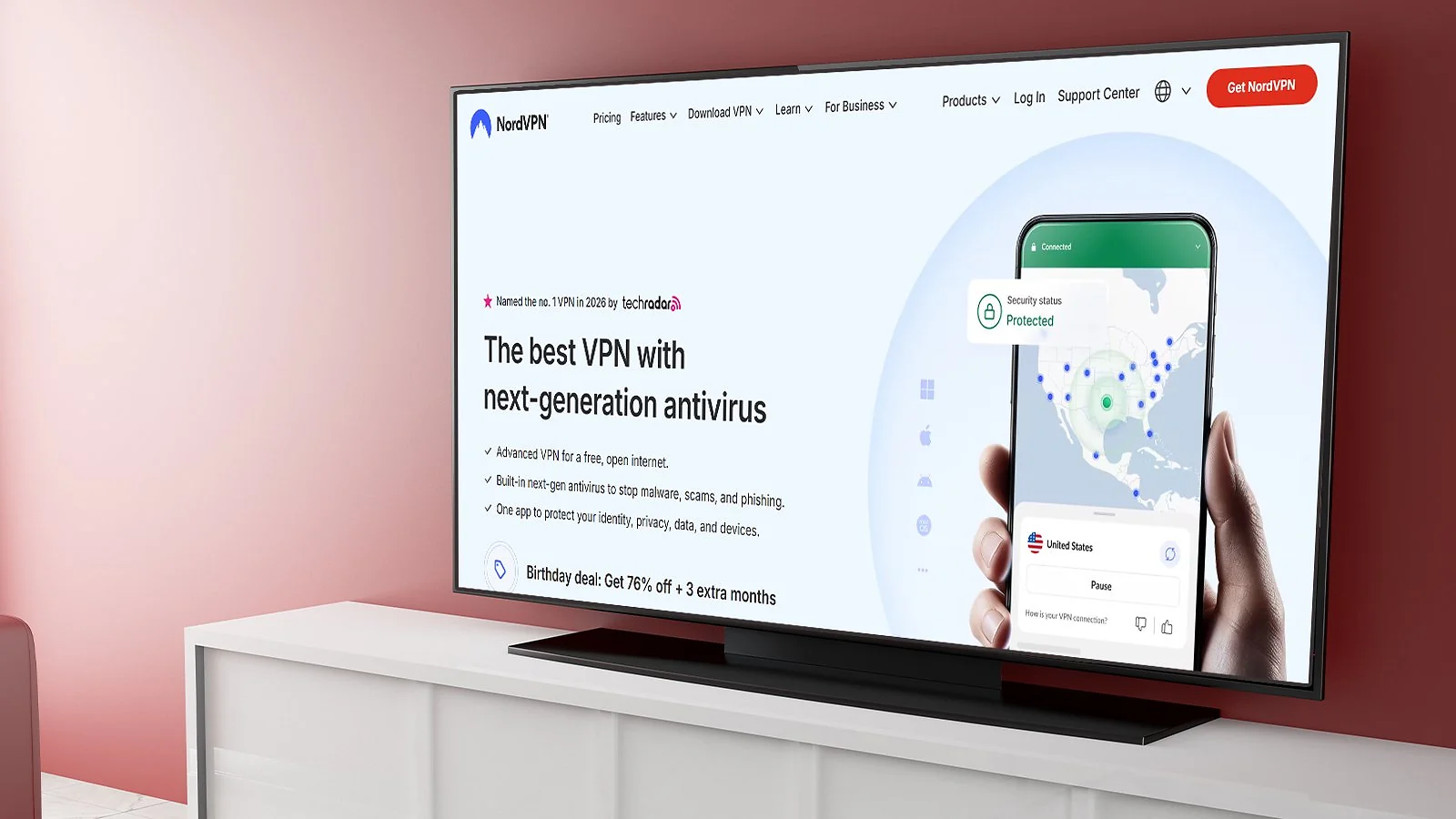 NordVPN - Best Overall BBC iPlayer VPN