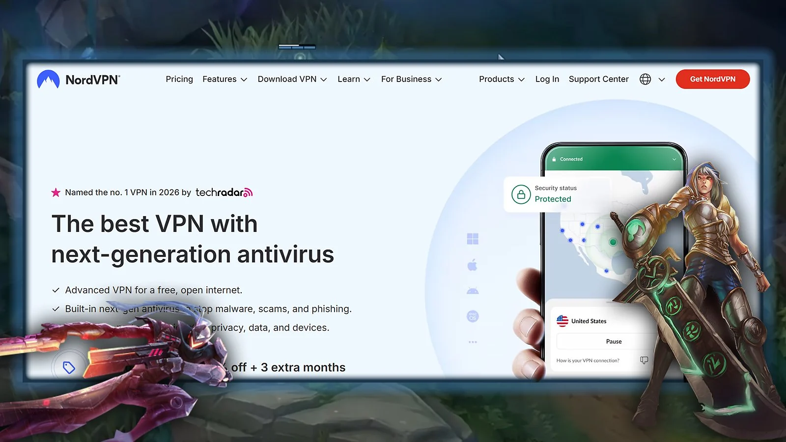 Nor - Best Overall VPN for League of Legends