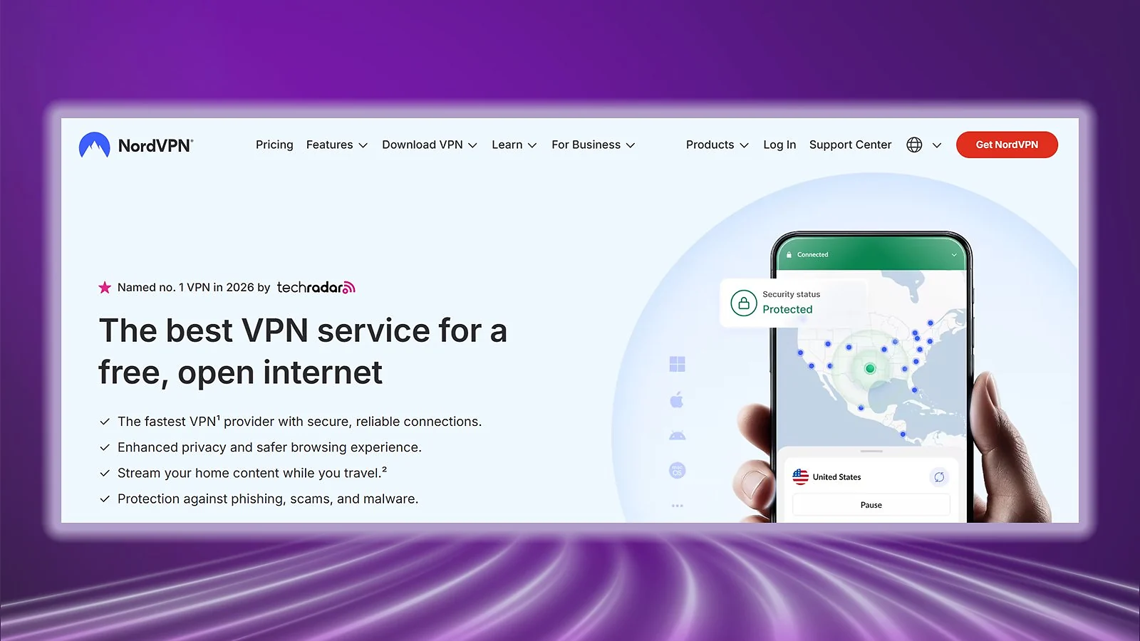 NordVPN - Overall Best No-Lag VPN for Gaming