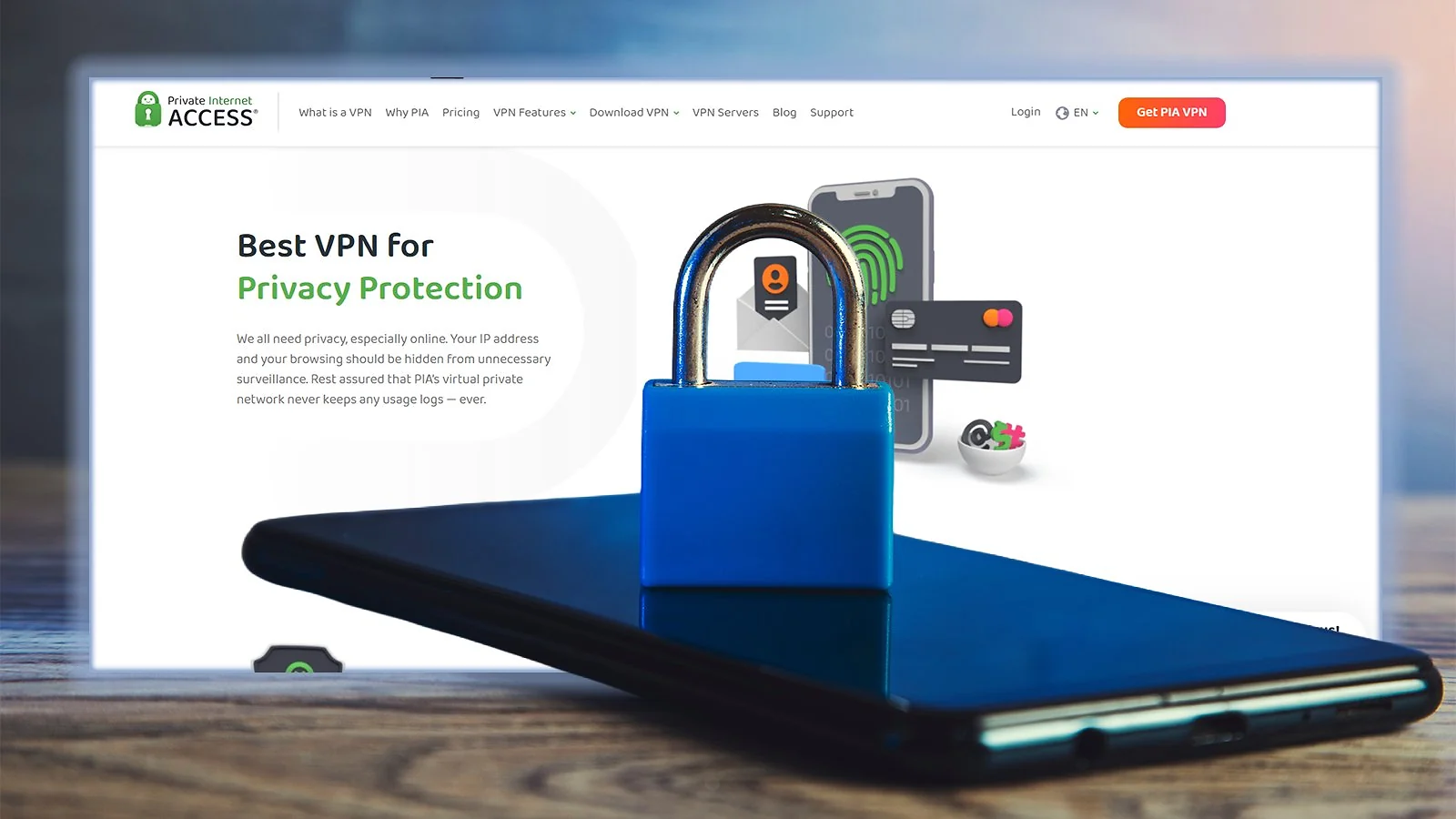 Private Internet Access (PIA) - Best for Advanced Privacy Features