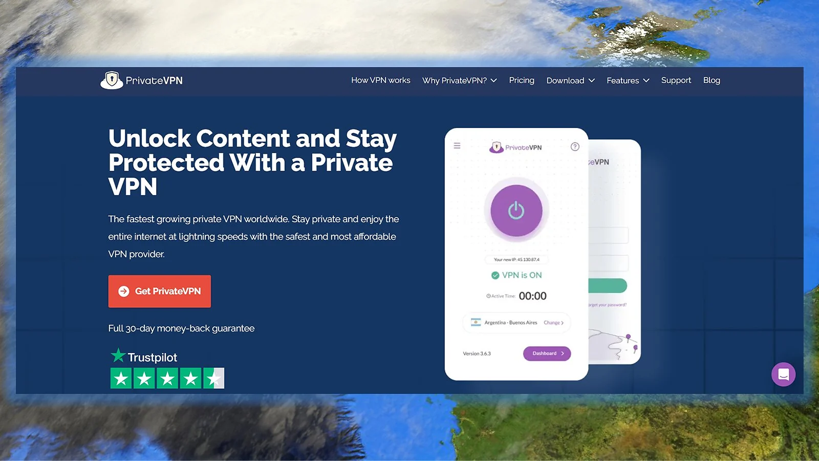 PrivateVPN - Best for Security Features and Streaming
