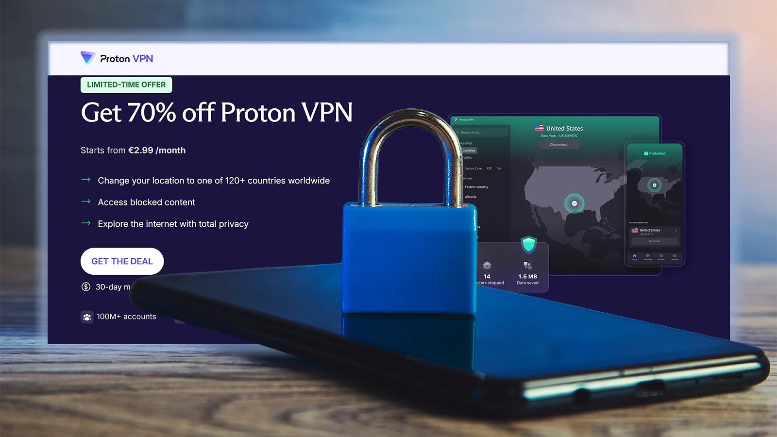 Proton VPN - Best for Swiss-Grade Privacy