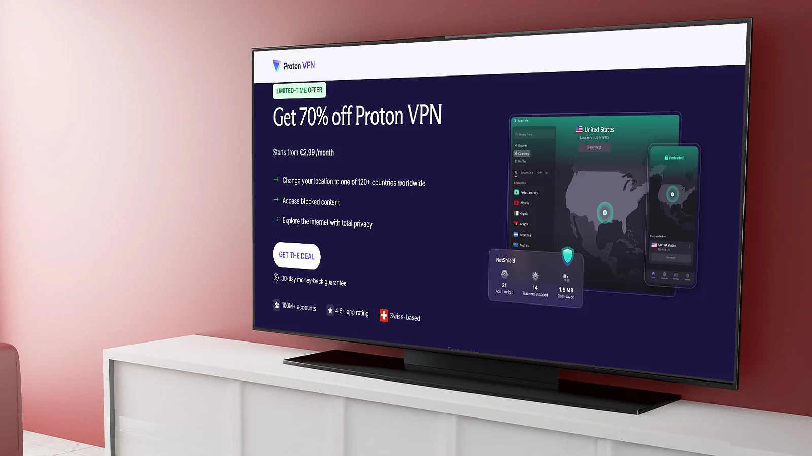 Proton VPN - Best Privacy-Focused BBC iPlayer VPN