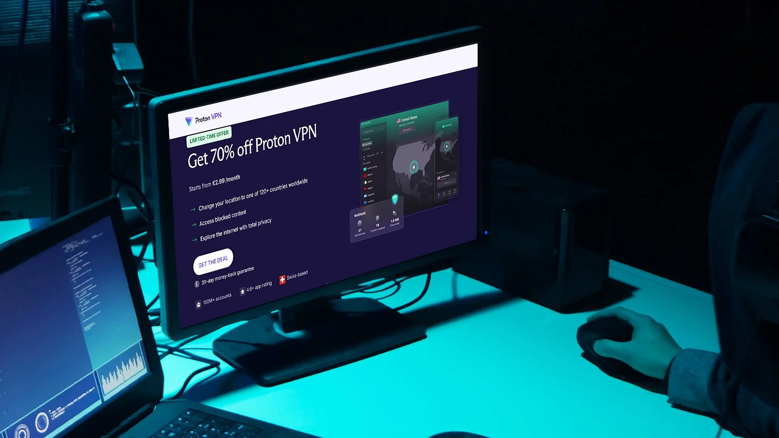 Proton VPN - Best Privacy-Focused DDoS Protection