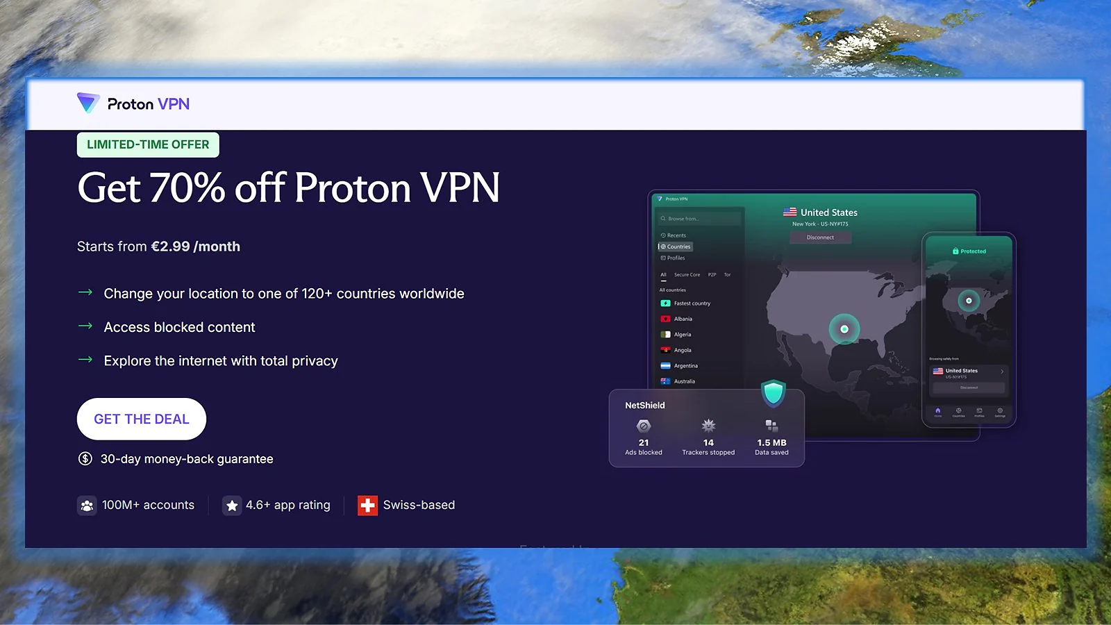 Proton VPN - Best UK VPN for Privacy and Security