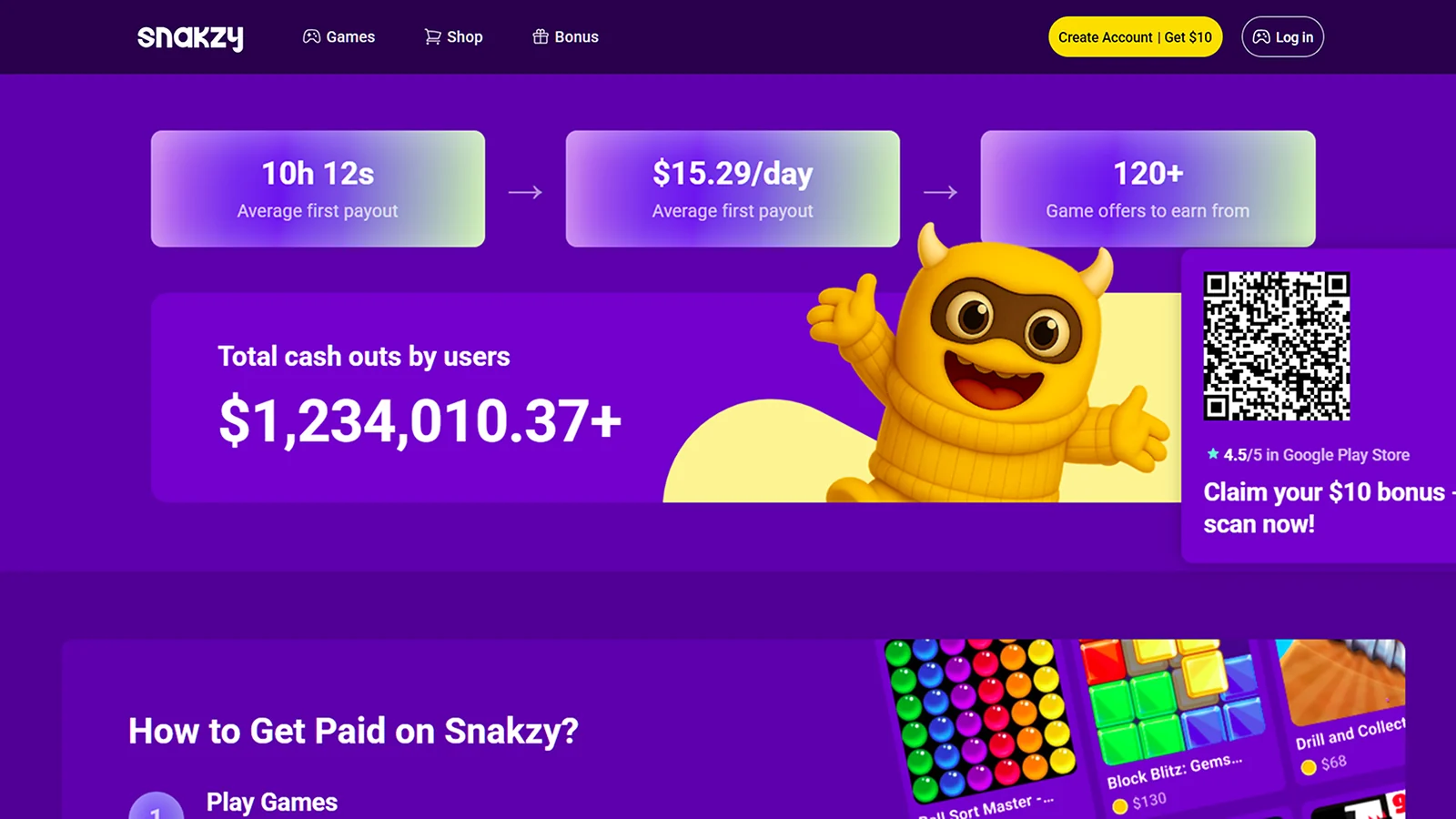 Snakzy website