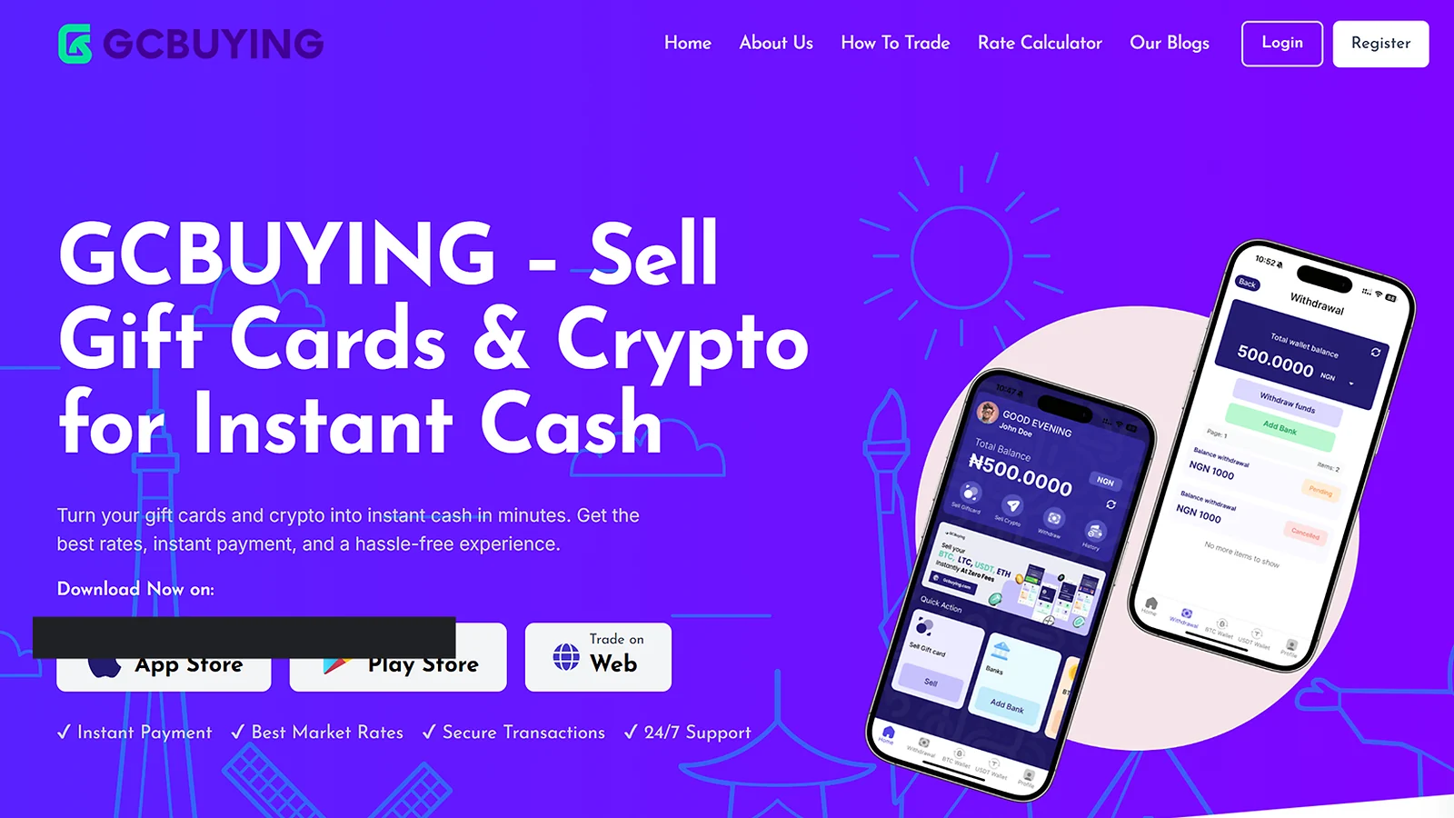GCBUYING - Best for International Cards & Real-Time Exchange Rates