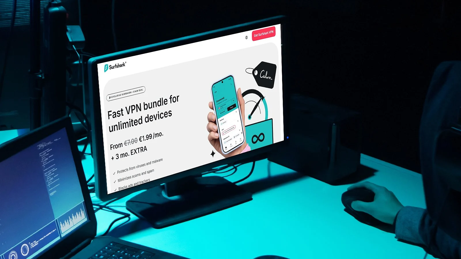 Surfshark - Best Budget DDoS Protection VPN