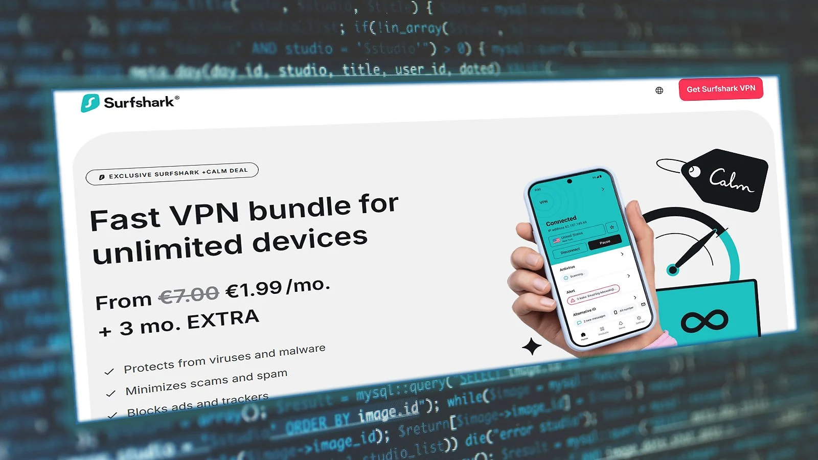 Surfshark - Best Budget Encrypted VPN