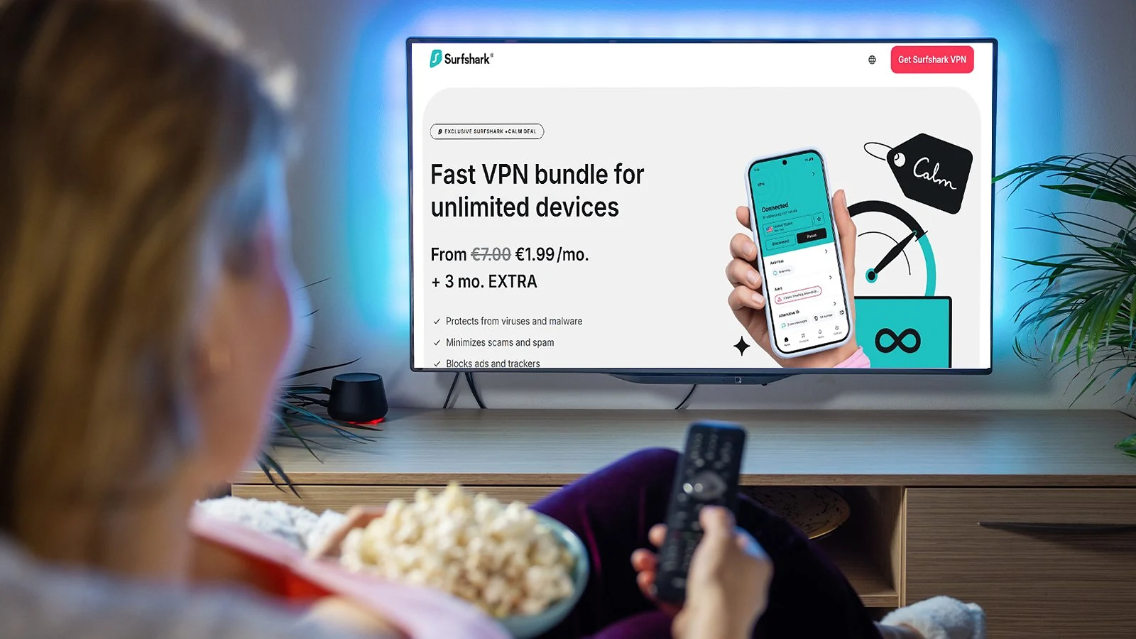 Surf - Best Netflix VPN UK for Whole-Family Streaming