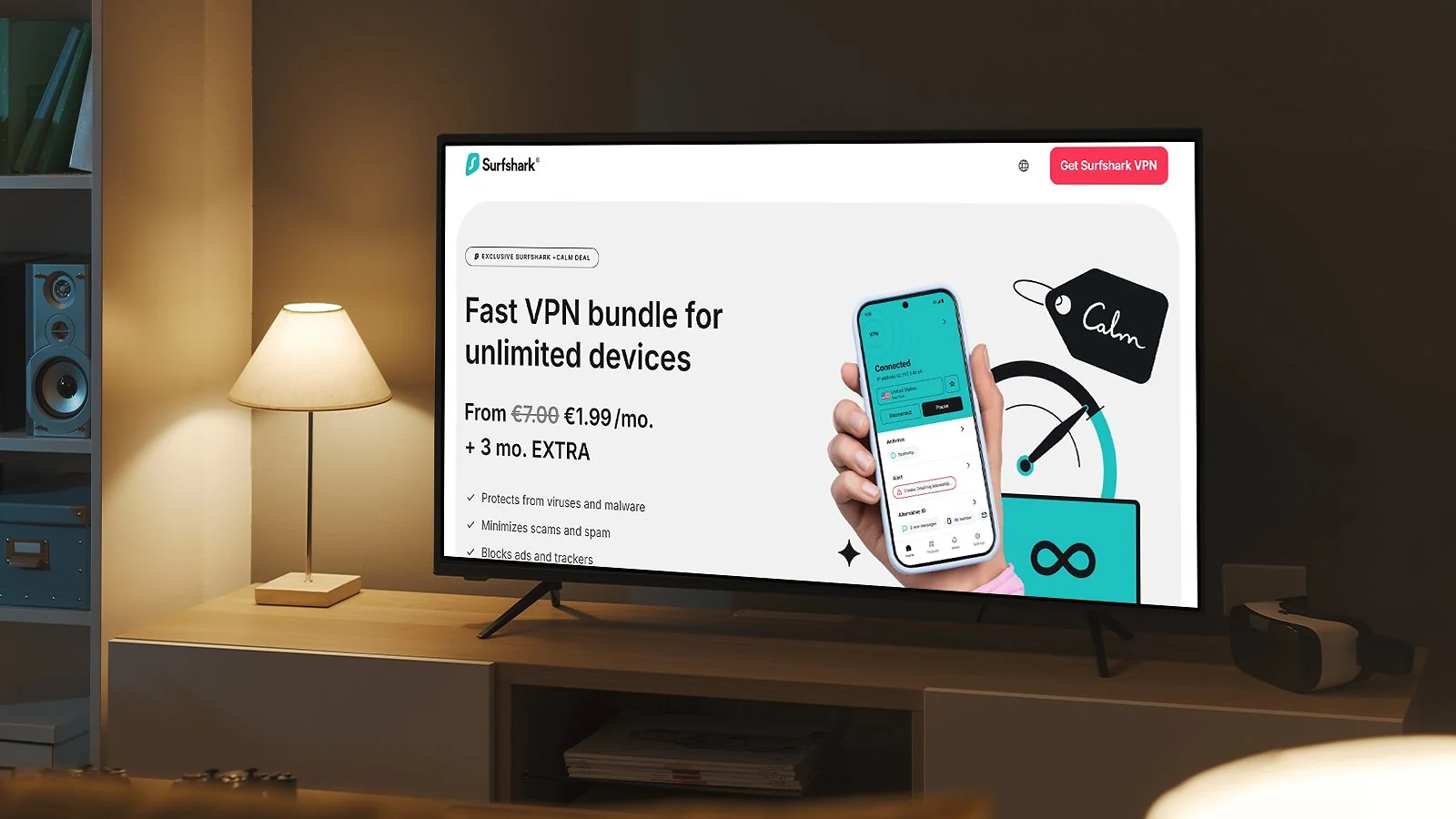 Surfshark - Best All-Rounder VPN for Firestick UK