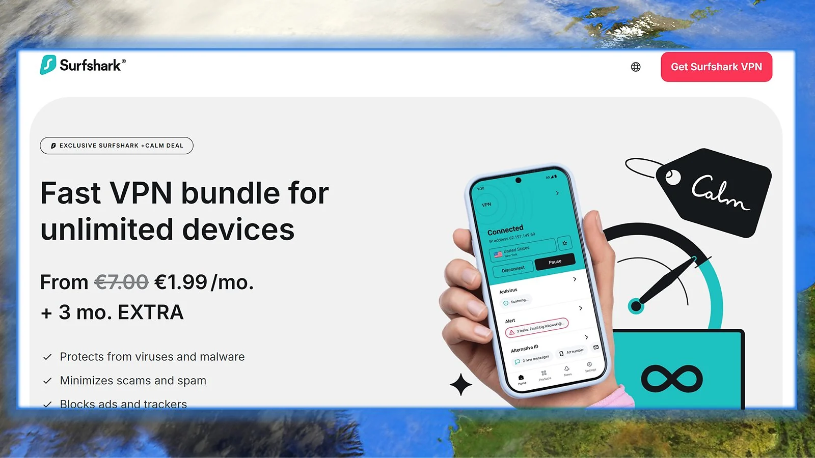 Surfshark - The Best Cheap UK VPN With Unlimited Device Protection