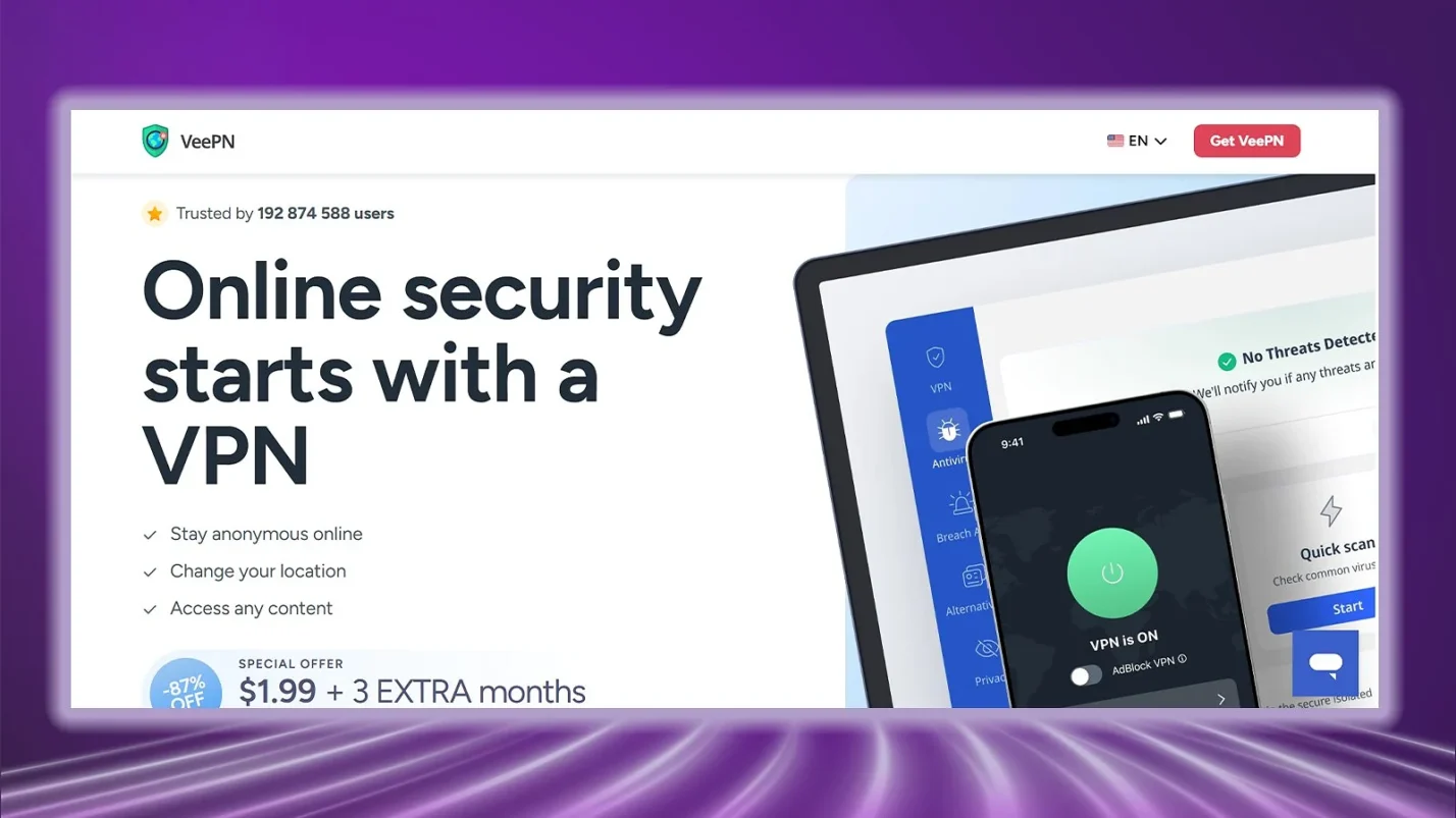 VeePN - Budget No-Lag VPN for Regional Gaming
