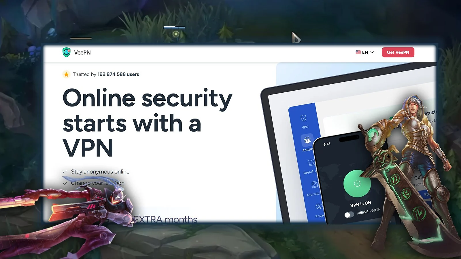 VeePN - Budget Option for Casual Players