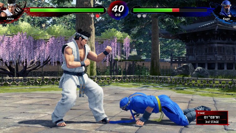 Virtua Fighter 5 R.E.V.O. World Stage - Akira versus Kage.