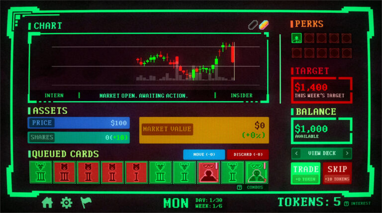 This Stock Market Deckbuilder Turns Winning Into Your Biggest Threat