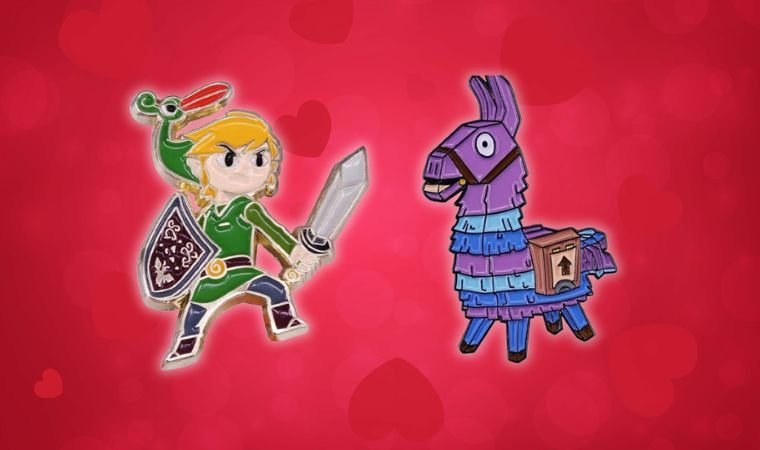 A Set of Gaming Enamel Pins  - Best Add-On Gift