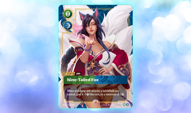 ahri riftbound card Ahri - Alluring (Launch Exclusive) (066/298)