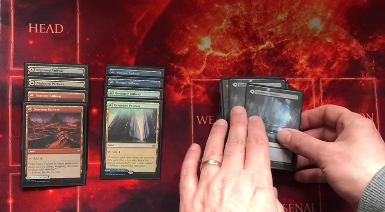 MTG cards on the table