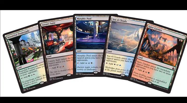 The Battlebond Lands - Best Untapped Fixing for Commander Multiplayer