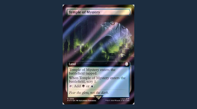 The Temple Lands - Best Draw Smoothing With Scry Value