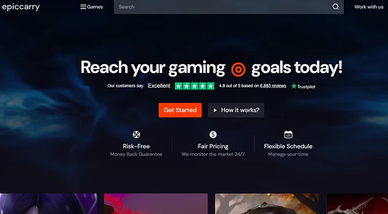 Epiccarry webpage