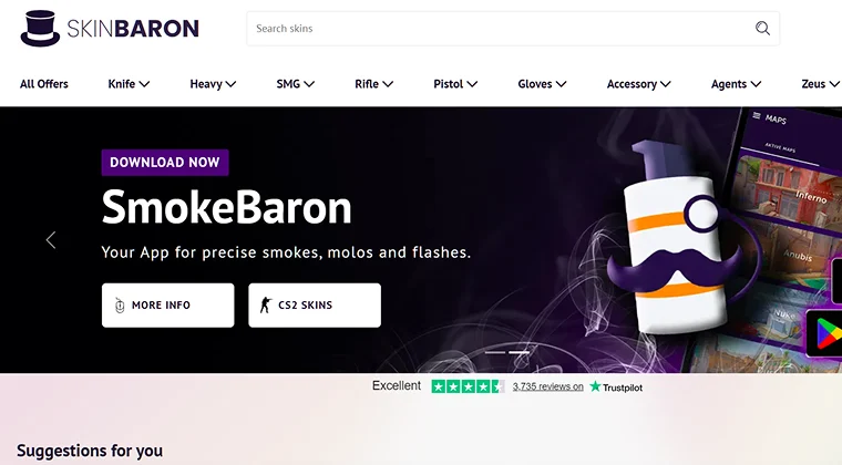 SkinBaron – Best for European Players