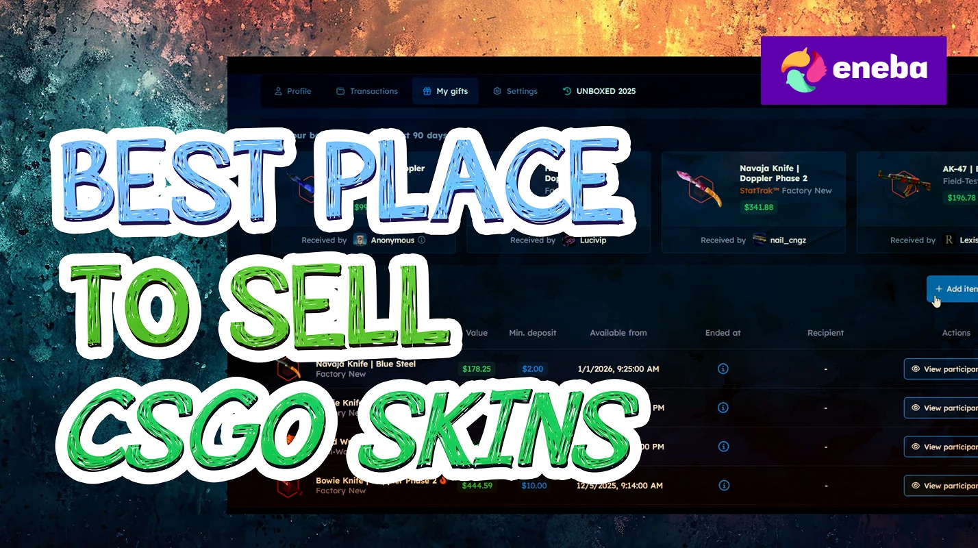 Best Place to Sell CS:GO Skins: Top Cash Sites 2026