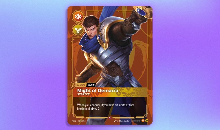 Garen Champion Deck - Best for Balanced Play and Learning Fundamentals