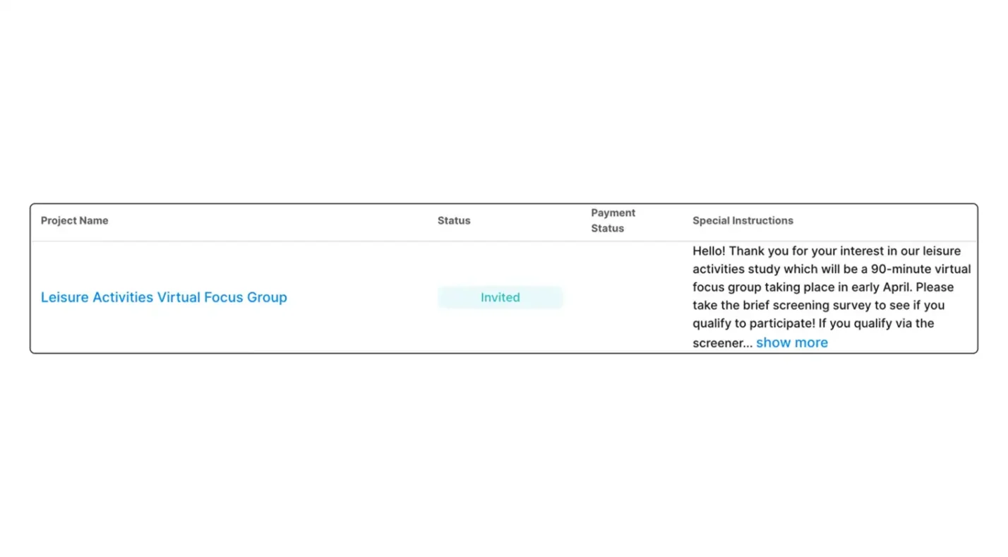 Example of a product testing job description