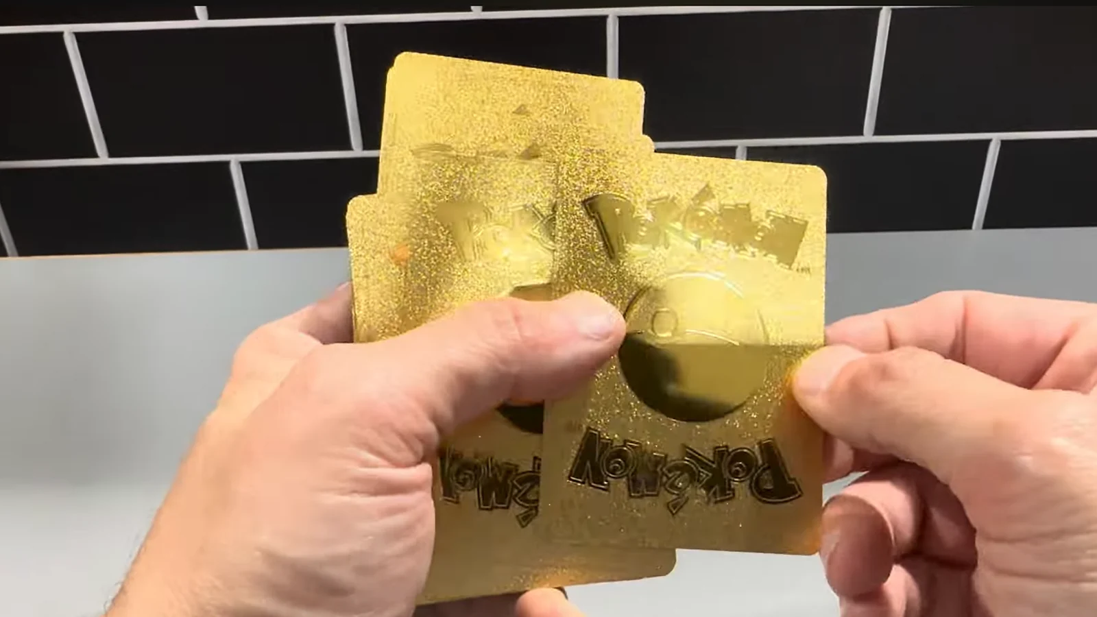 Gold Pokemon cards
