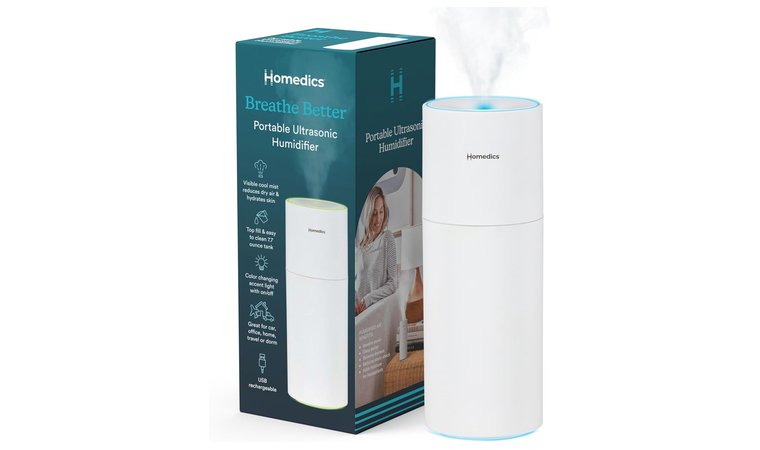 Homedics TotalComfort Portable - Best Overall Travel Humidifier