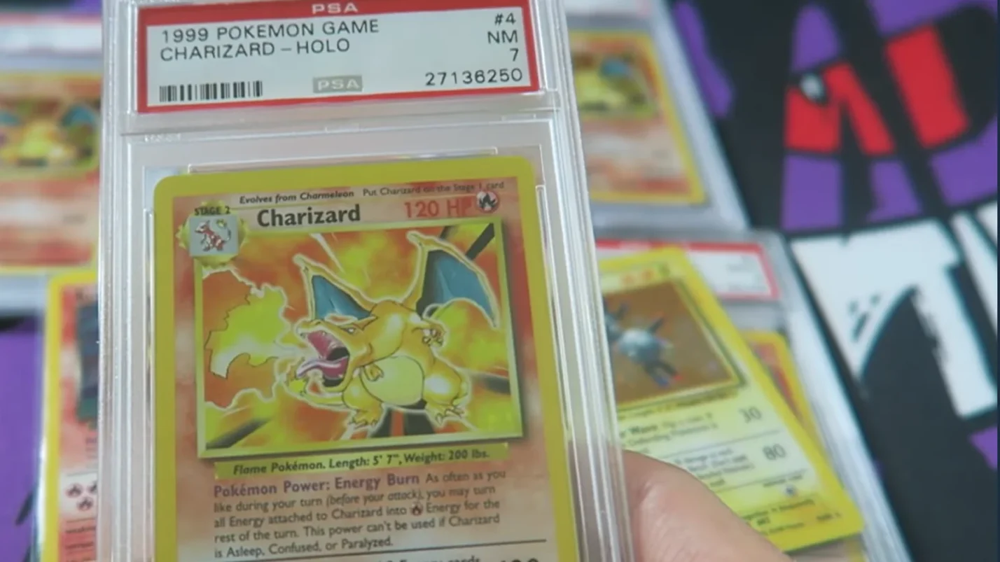 PSA-graded Charizard Pokémon card