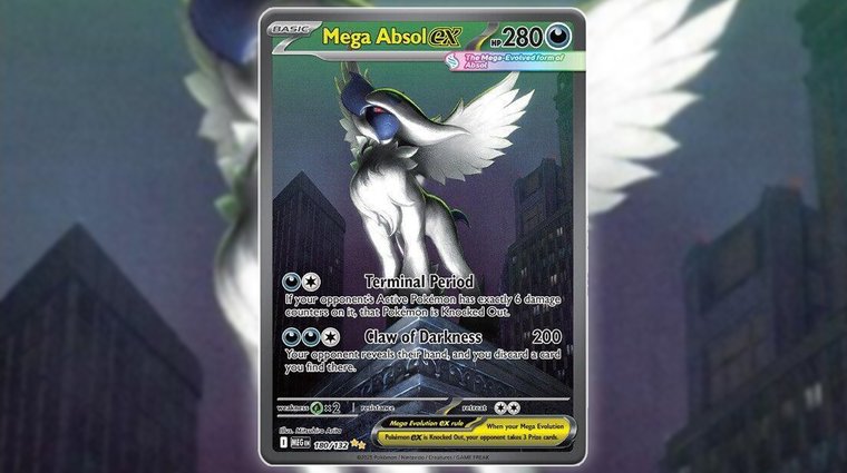 Mega Absol EX Mega Evolution Card