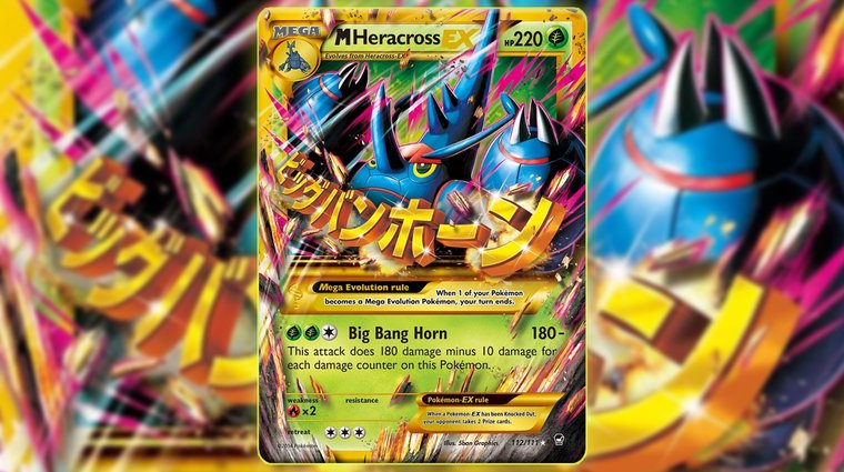 Mega Heracross EX Mega Evolution Card