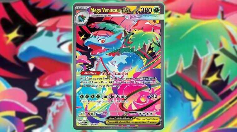 Mega Venusaur EX Mega Evolution Card