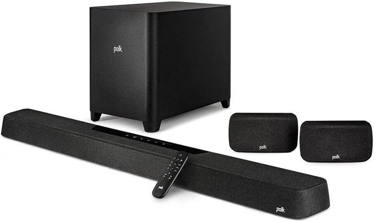 Polk Audio MagniFi Max AX SR 7.1.2 - Best Surround Sound System for Living Room