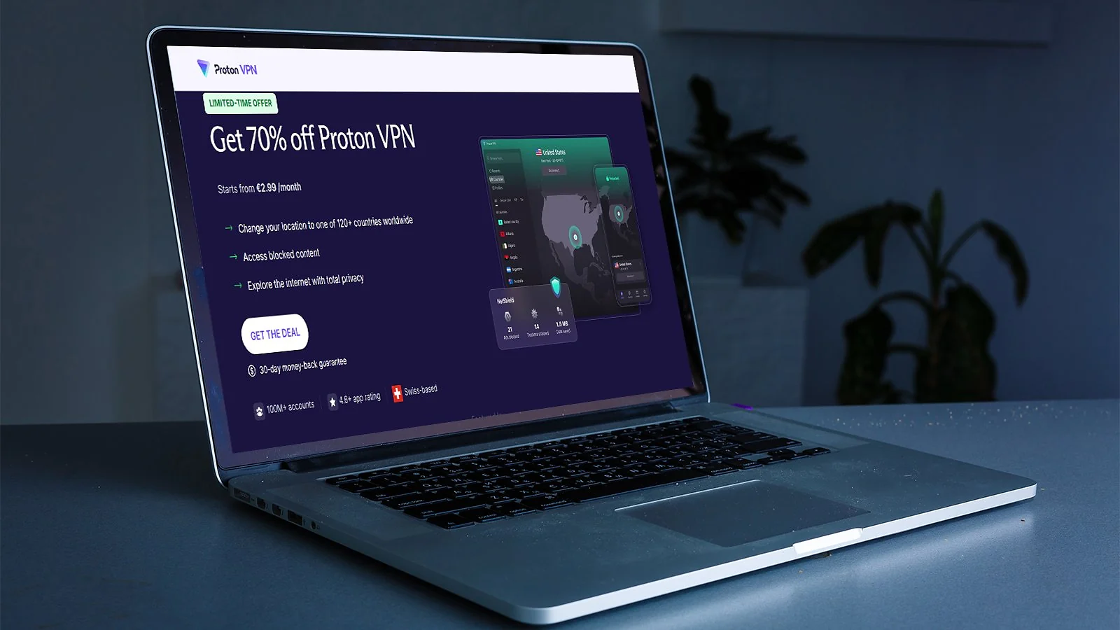 Proton VPN - Best Dark Web VPN for Privacy Purists