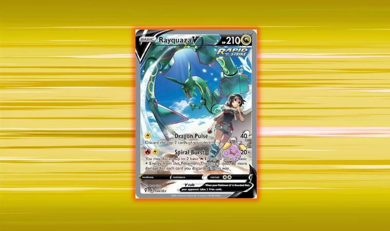 Rayquaza V - Alt Art / Evolving Skies