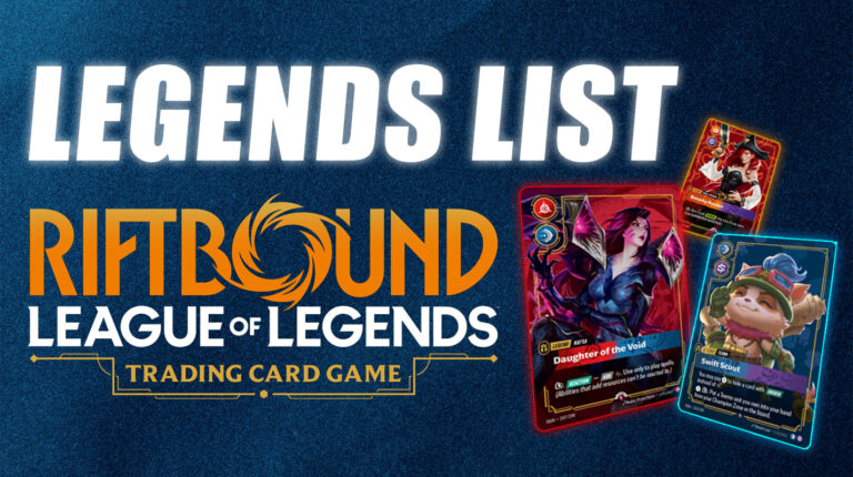 Riftbound Legends List: All Origin Champion Cards 2026