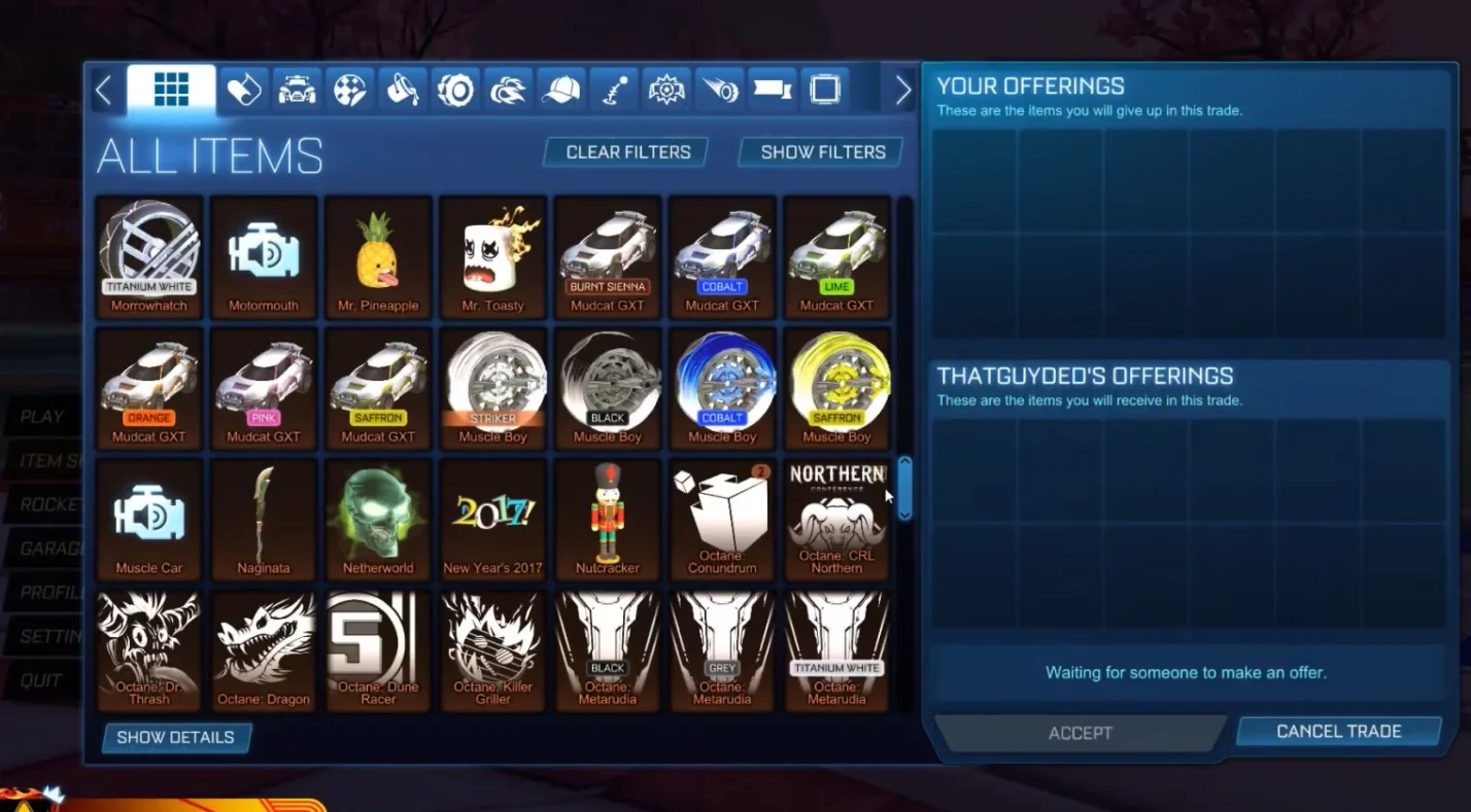 RL items