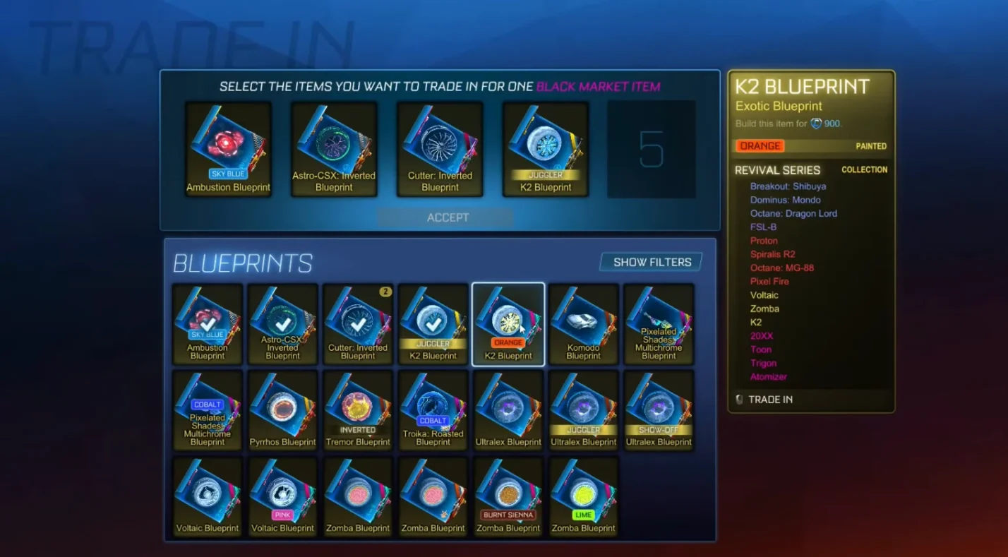 RL items
