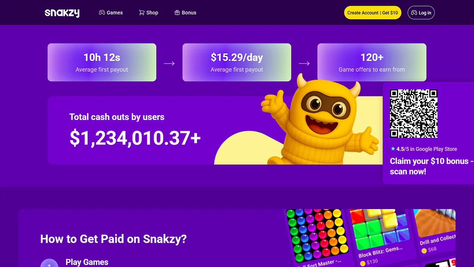 Snakzy website